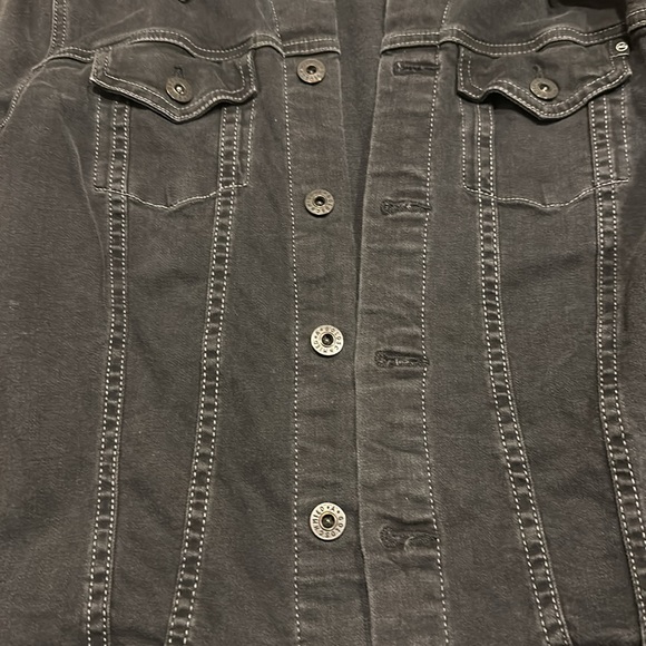 AG Black Denim Jacket - Picture 5 of 6